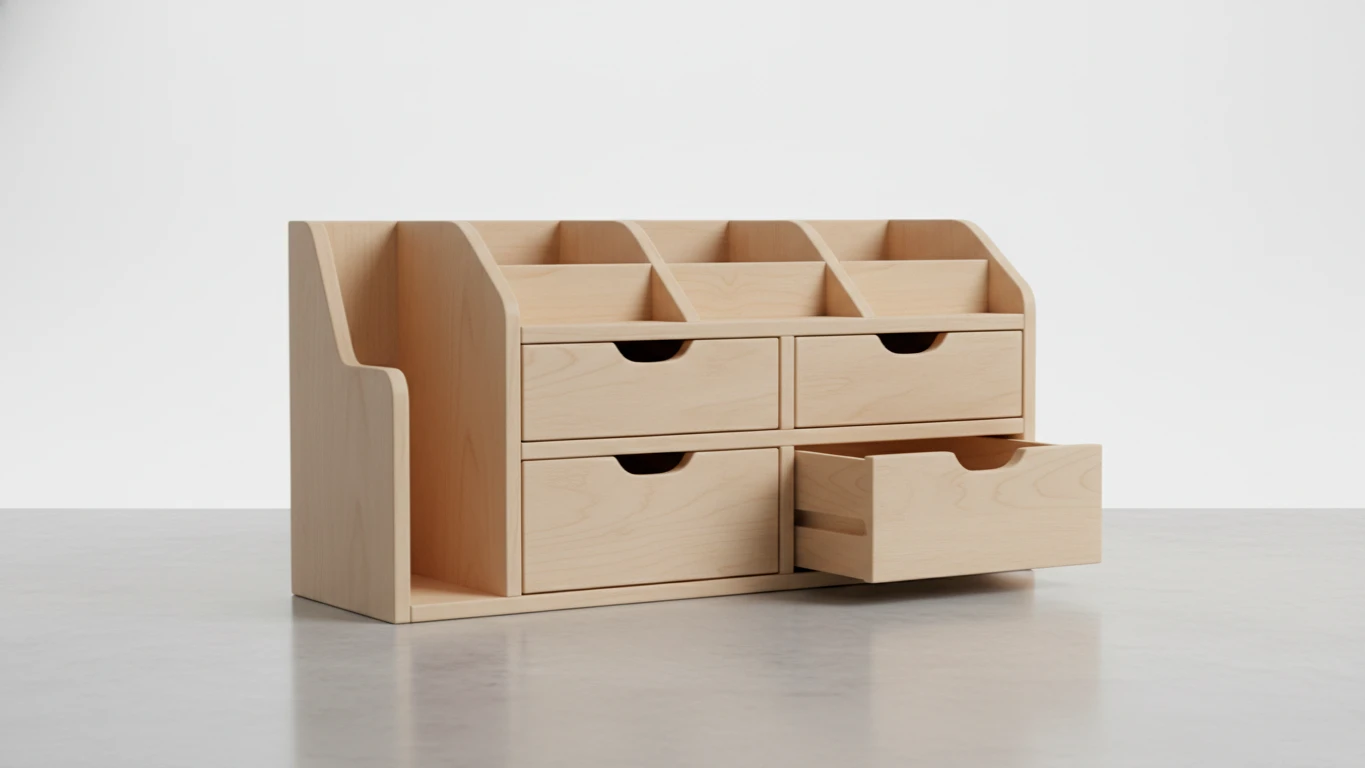 Organizador de Mesa com Gavetas