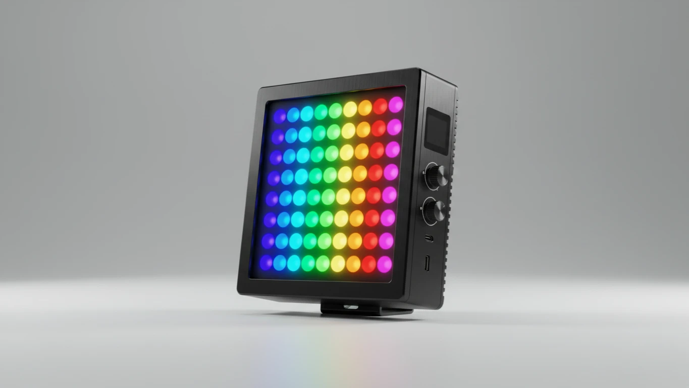 Painel de LED RGB Portátil de Alta Potência