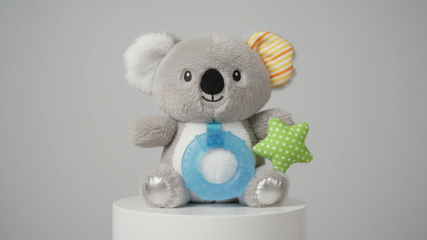 Pelúcia de Atividades com Mordedor e Sons