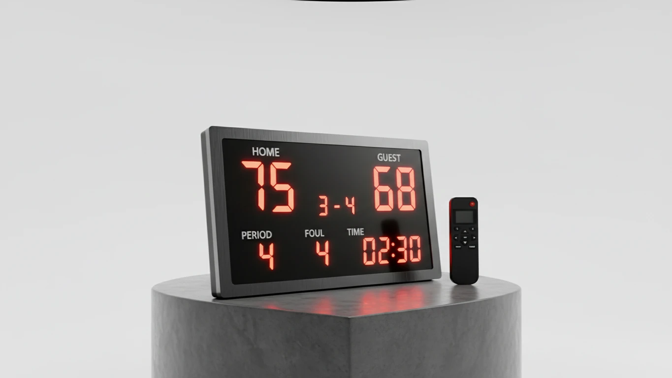 Placar Eletrônico Digital com Controle Remoto