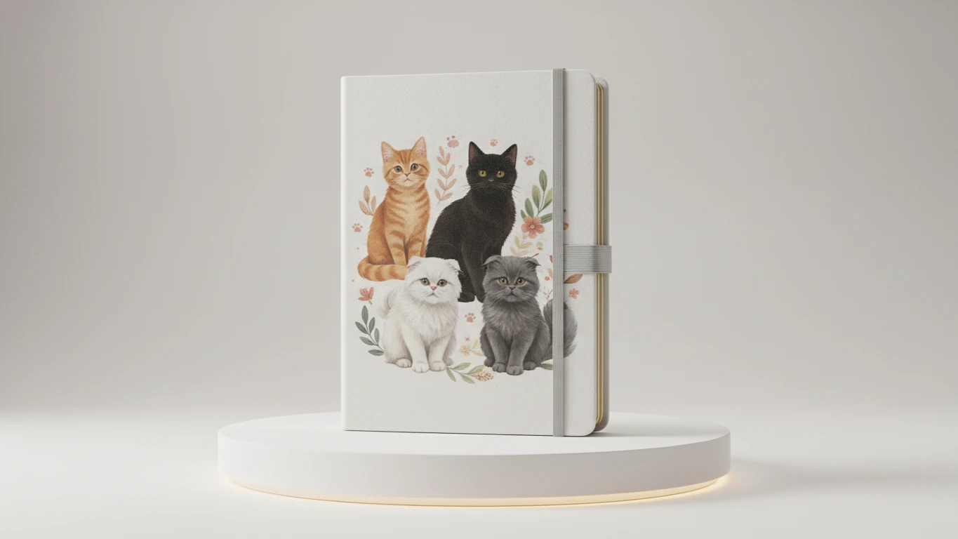 Planner Anual Ilustrado Cat Life