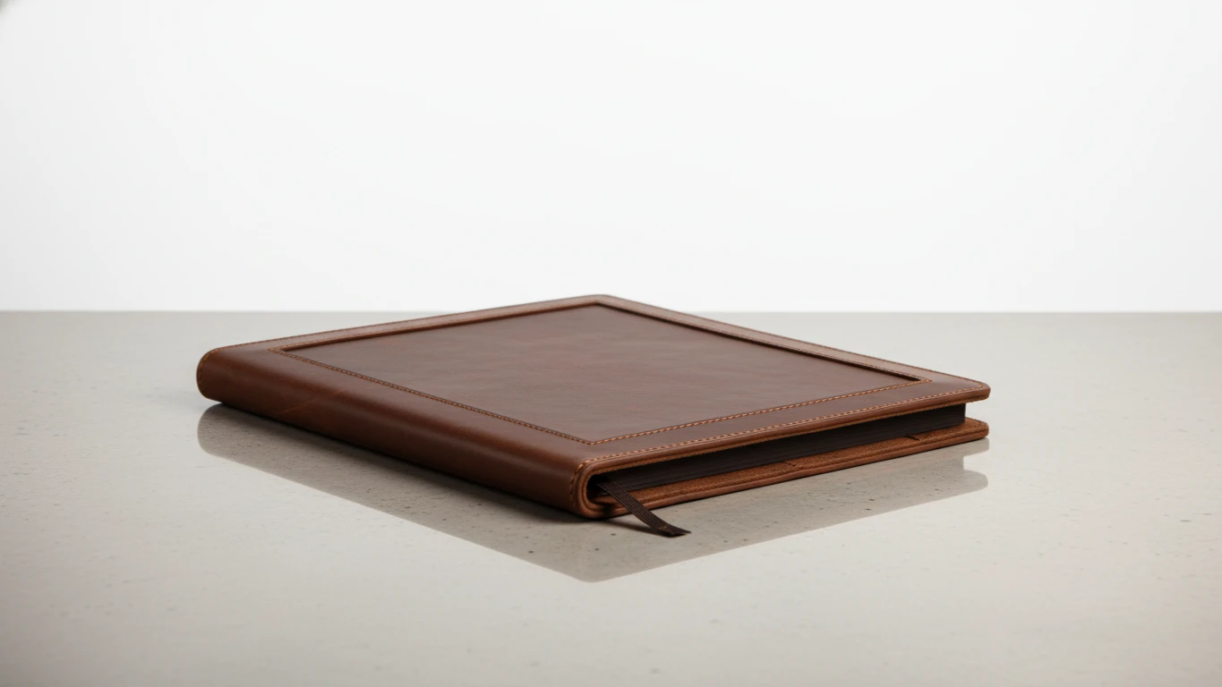 Planner Executivo de Couro Permanente