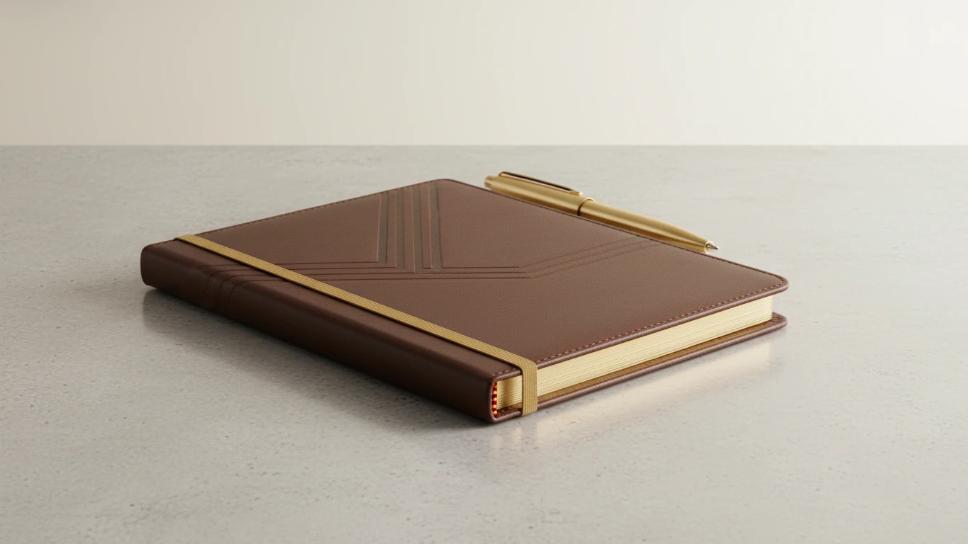 Planner Executivo de Couro Sintético