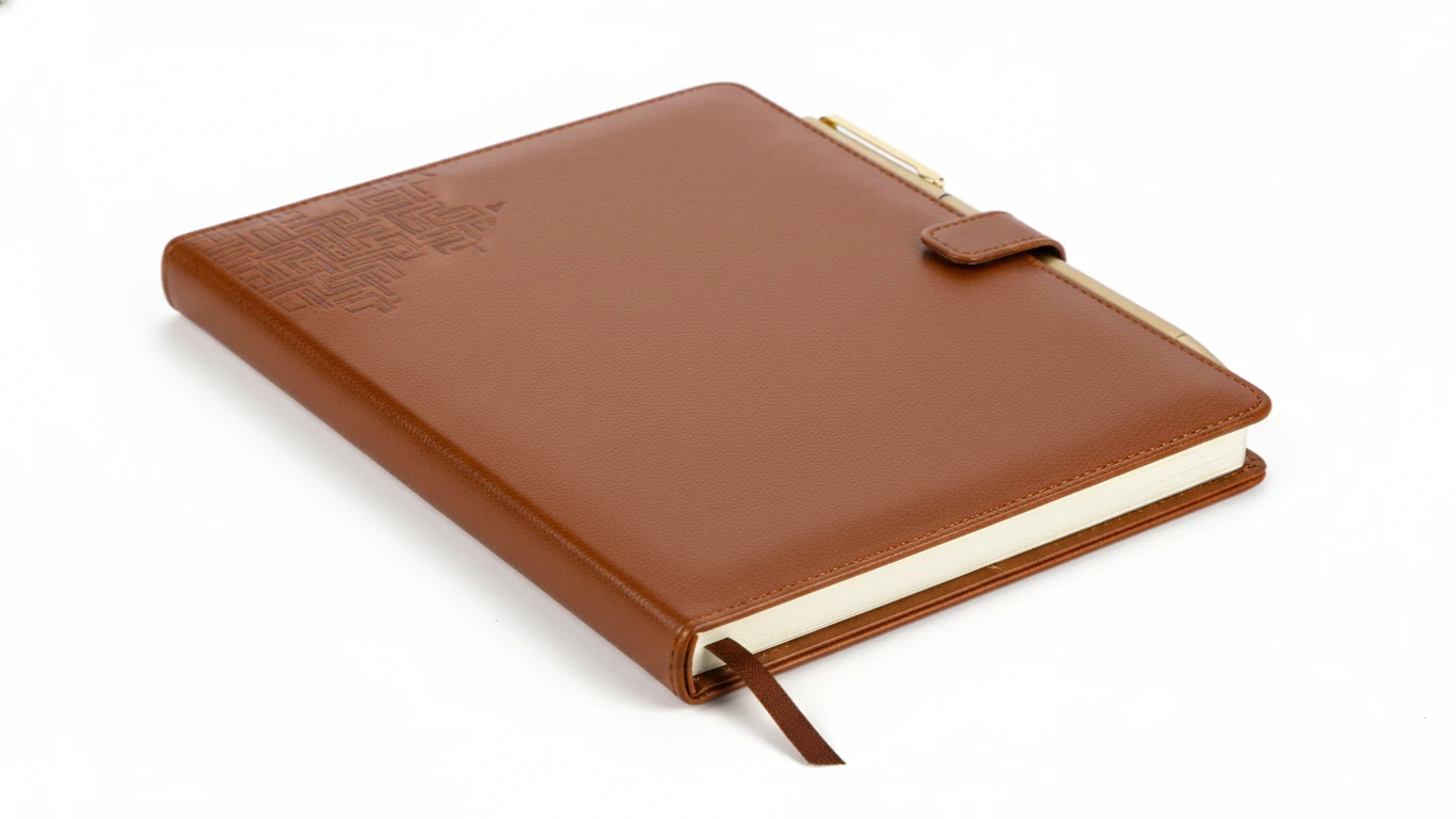 Planner de Luxo com Capa em Couro Sintético