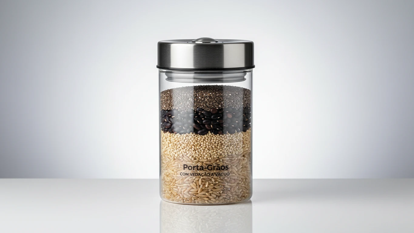 Porta-Grãos com Vedação a Vácuo