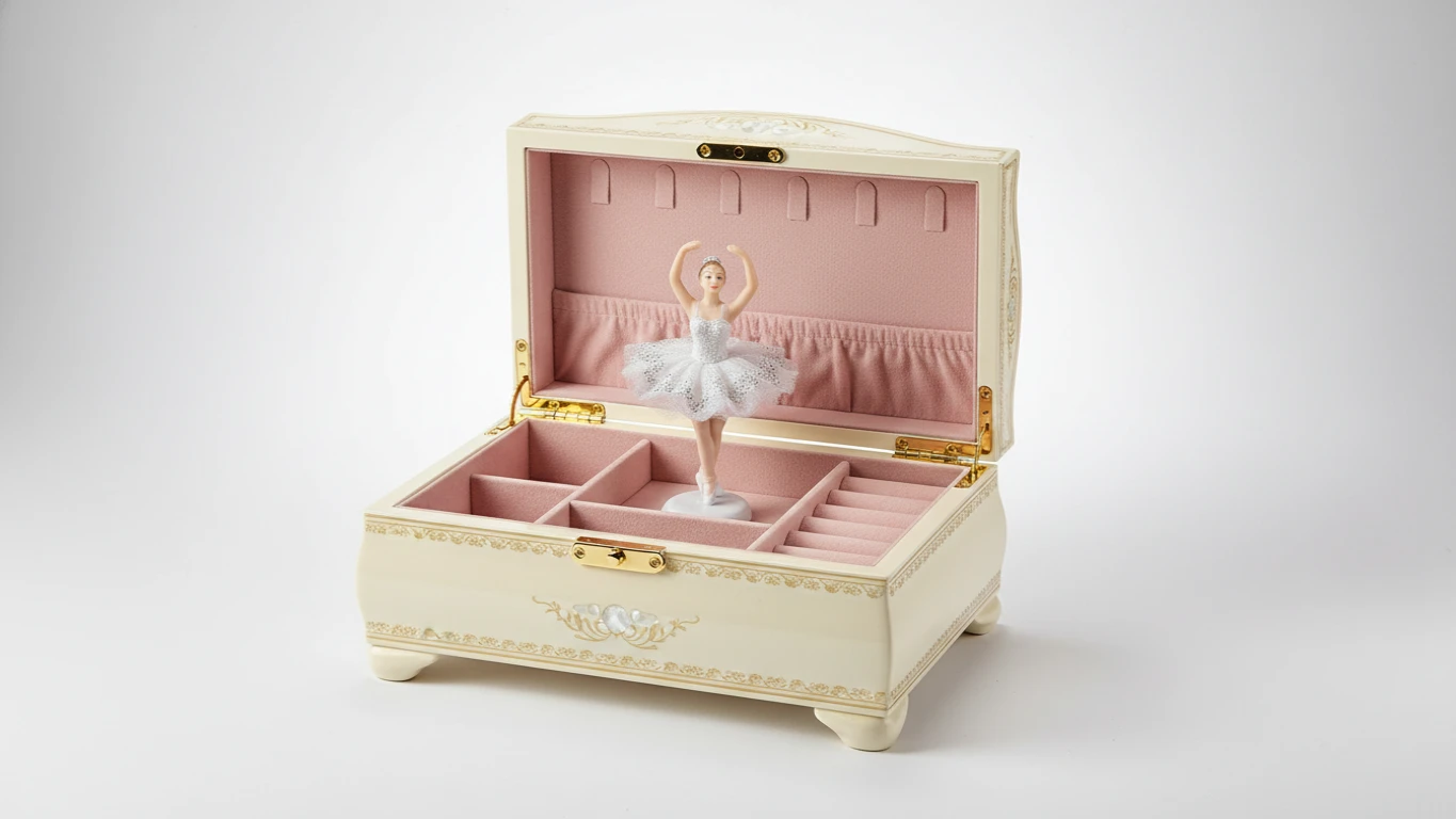 Porta-Joias Musical com Bailarina