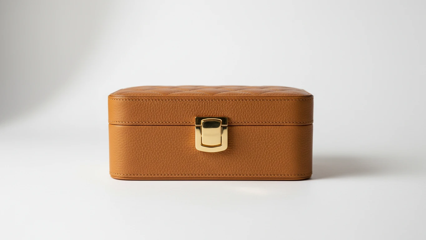 Porta-Joias em Couro Genuíno