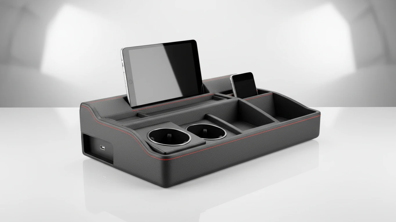 Porta-Objetos para Console de Carro