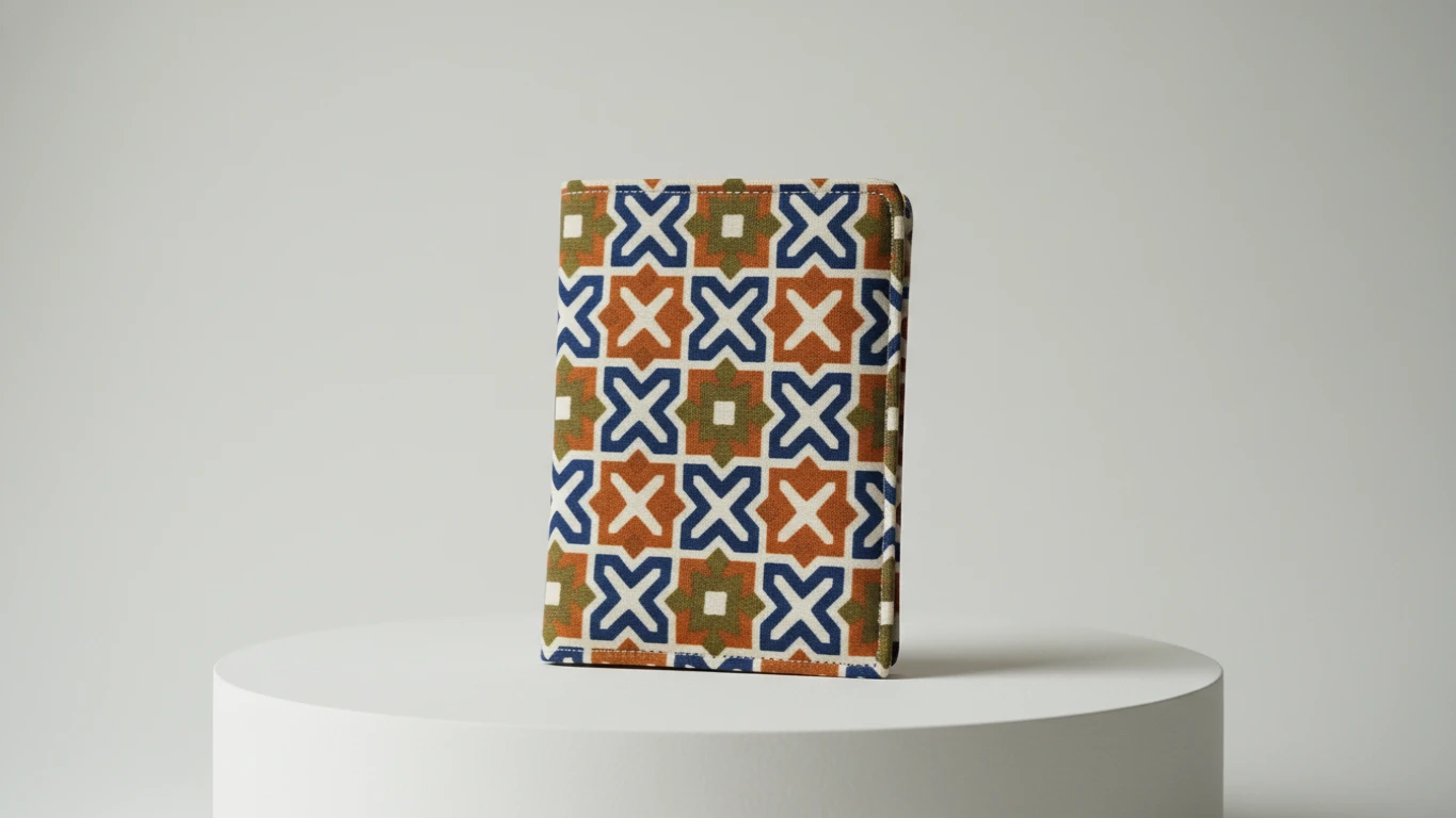 Porta-Passaporte de Algodão Estampado