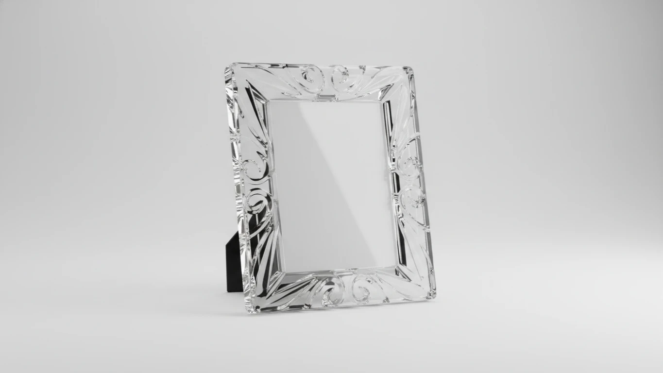 Porta-Retrato de Cristal Clássico