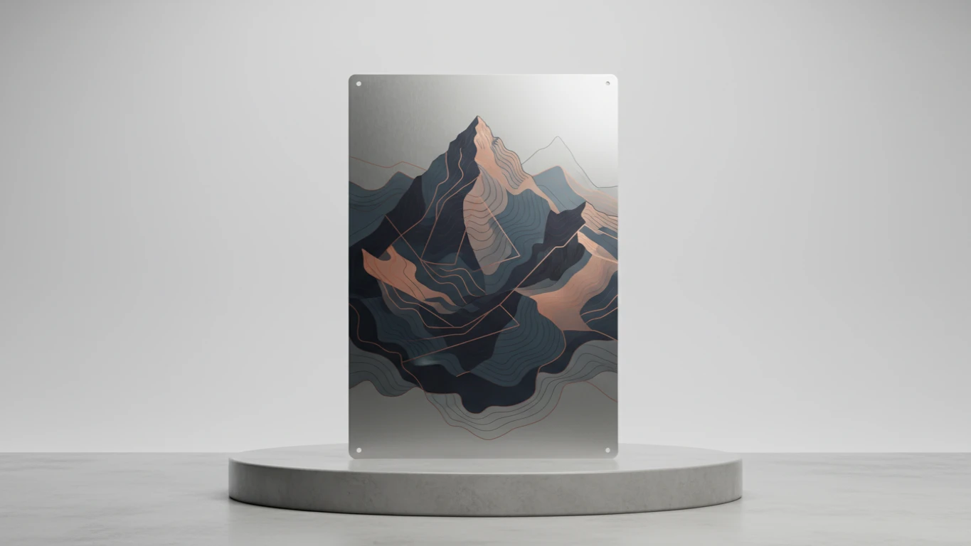 Pôster de Metal Colecionável