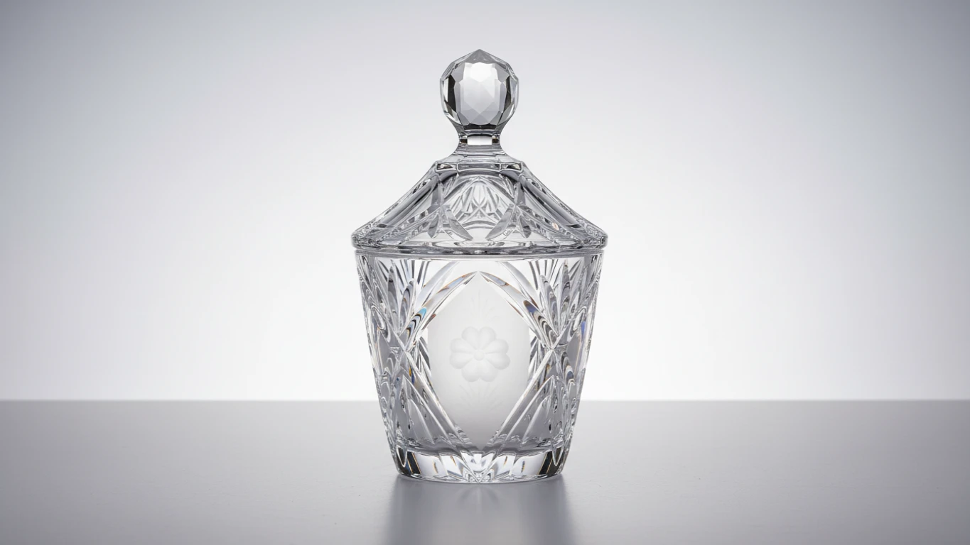 Potiche de Cristal Decorativo