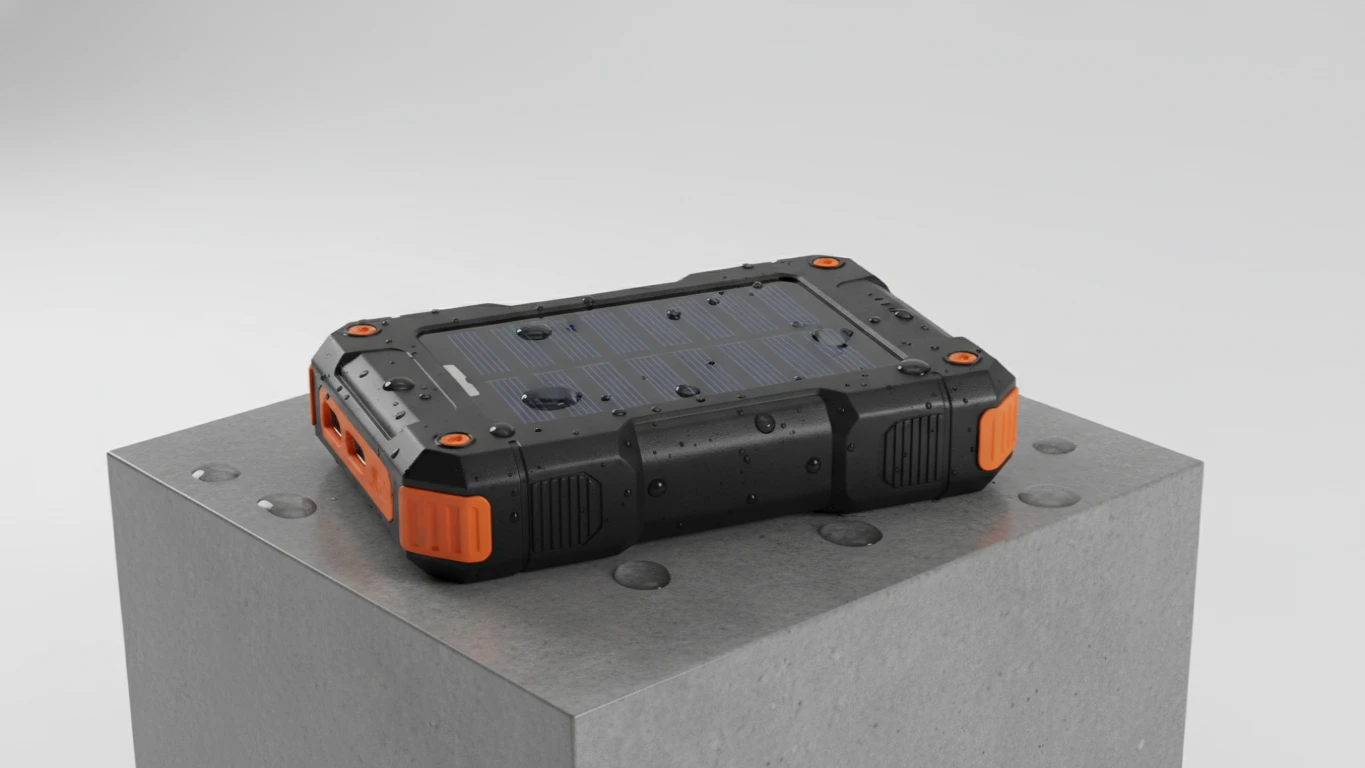 Power Bank Solar Resistente à Água