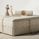 Presente para Bodas de Linho ou Renda