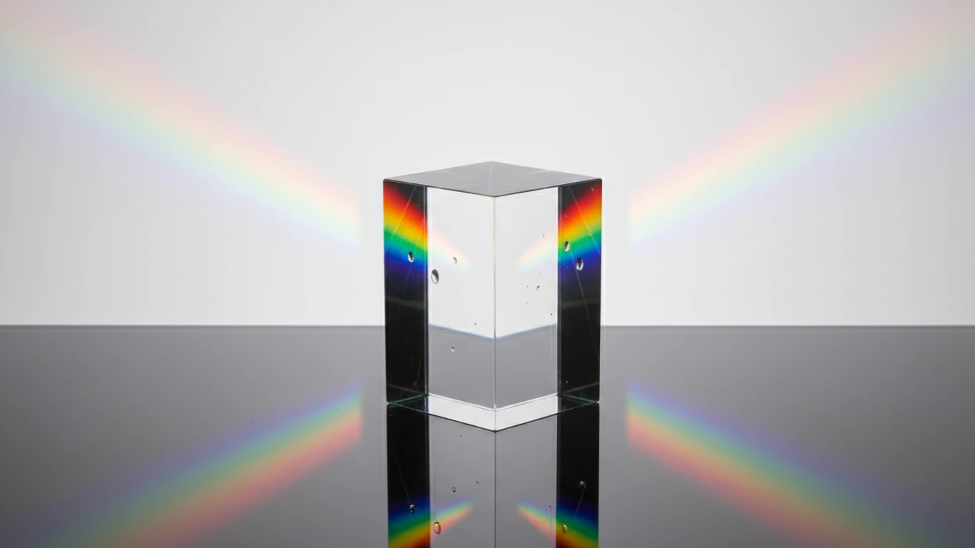 Prisma de Cristal para Efeitos Ópticos