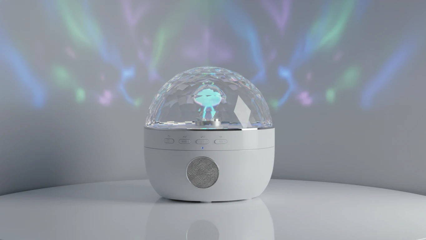 Projetor de Luz Noturna com Músicas Relaxantes
