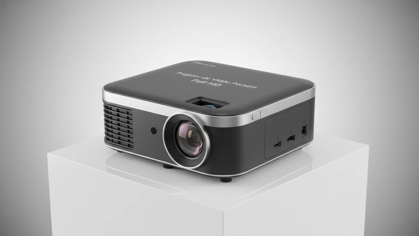 Projetor de Vídeo Portátil Full HD