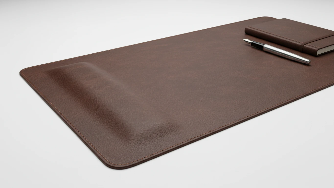 Protetor de Mesa (Desk Pad) em Couro Ecológico