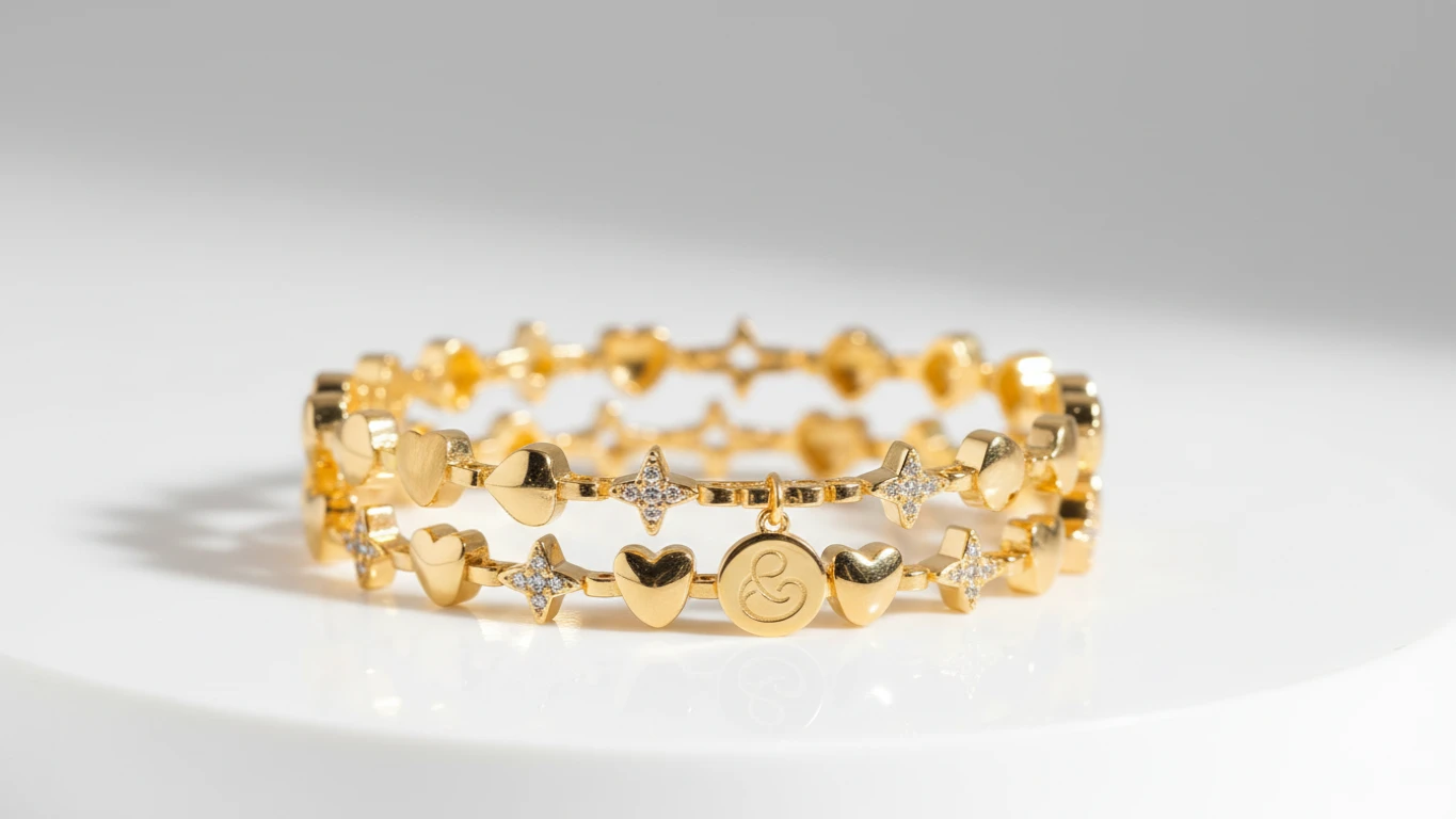 Pulseira de Ouro 18k Infantil