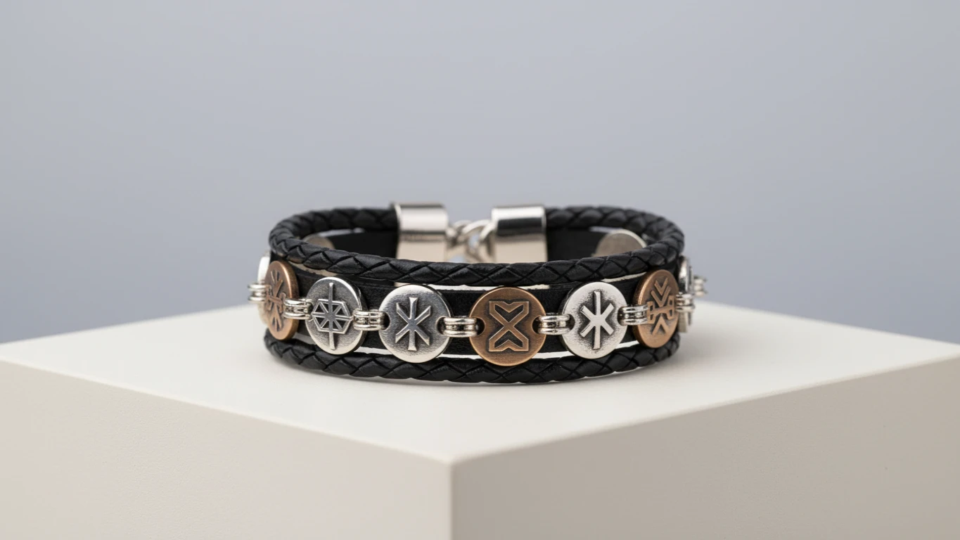 Pulseira de Proteção com Medalhas