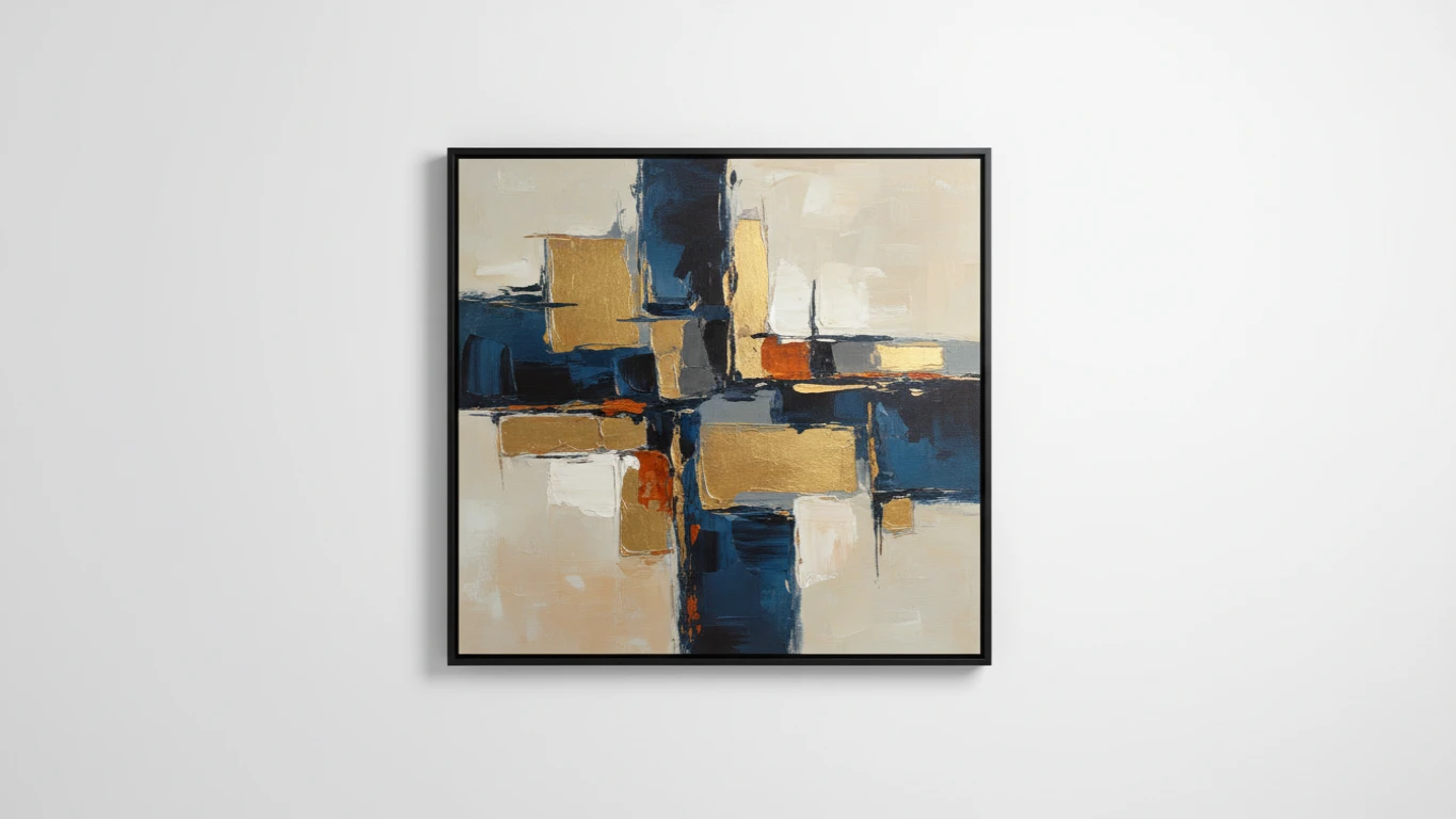 Quadro Decorativo Abstrato Moderno