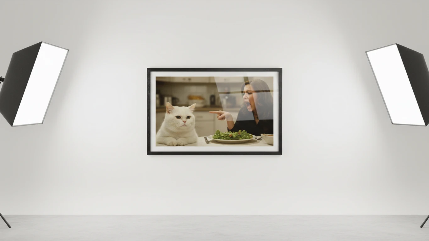 Quadro Decorativo com Meme Clássico