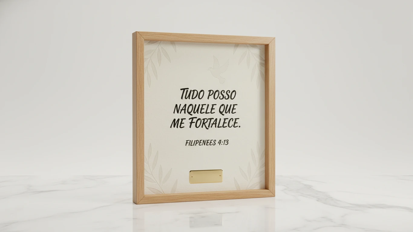 Quadro Decorativo com Versículo