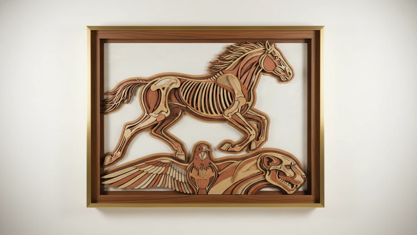 Quadro Decorativo de Anatomia Artística