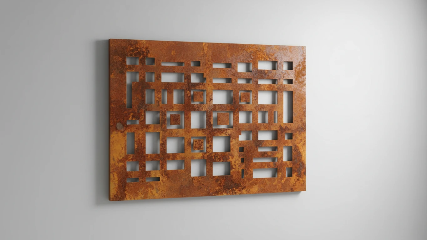 Quadro Decorativo em Aço Corten