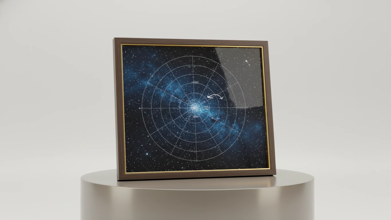 Quadro Mapa das Estrelas Personalizado