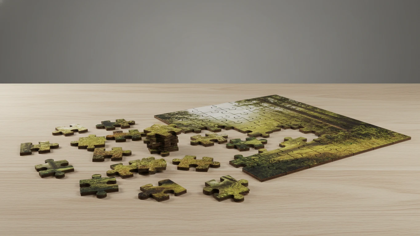 Quebra-Cabeça Customizado em MDF