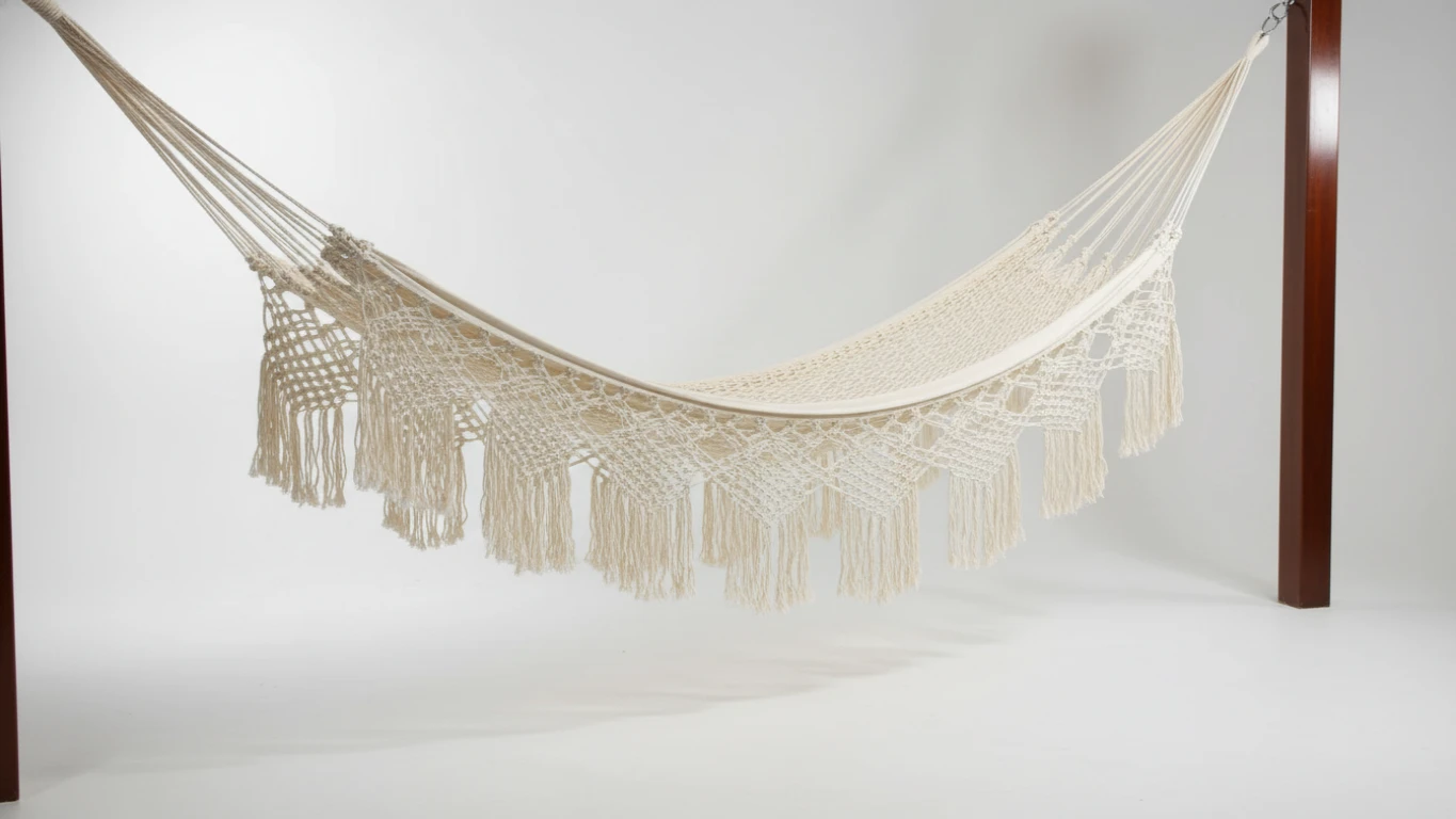 Rede de Descanso de Luxo em Algodão