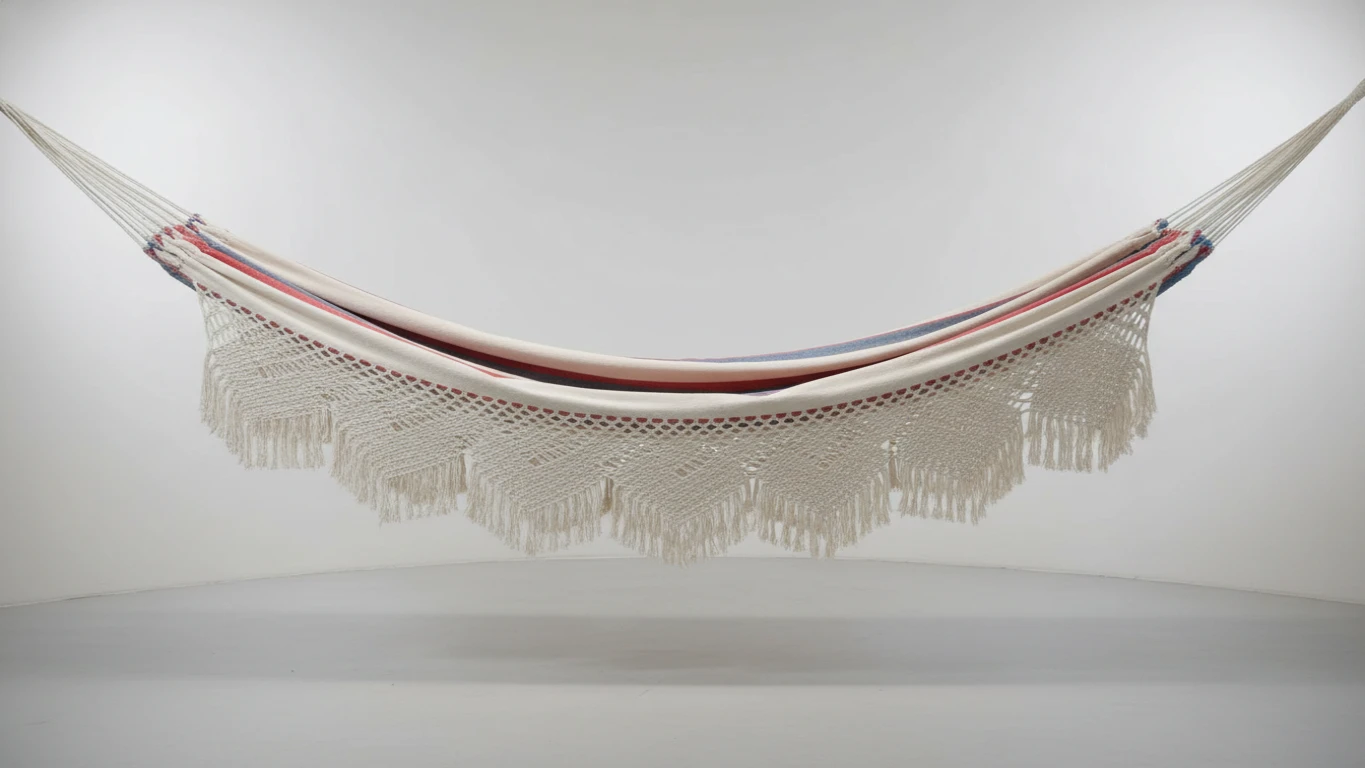 Rede de Descanso em Algodão Artesanal