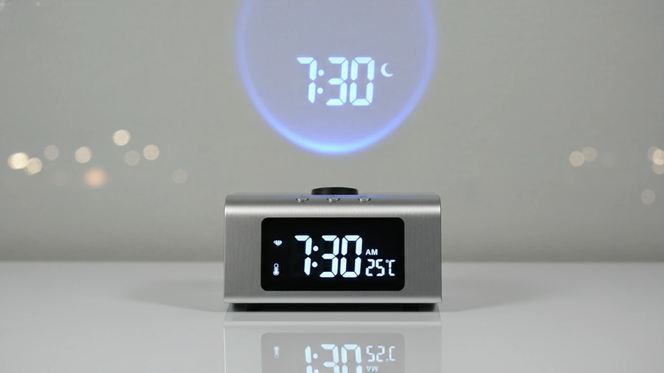 Relógio Despertador com Projeção no Teto