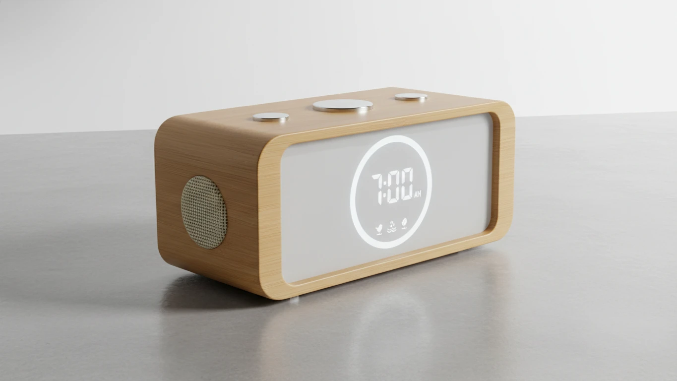 Relógio Despertador com Sons da Natureza