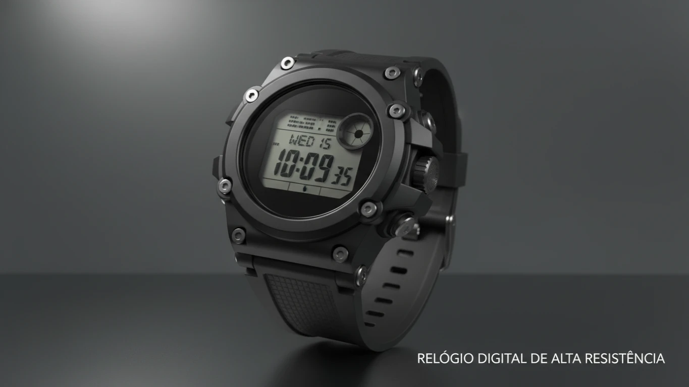 Relógio Digital de Alta Resistência