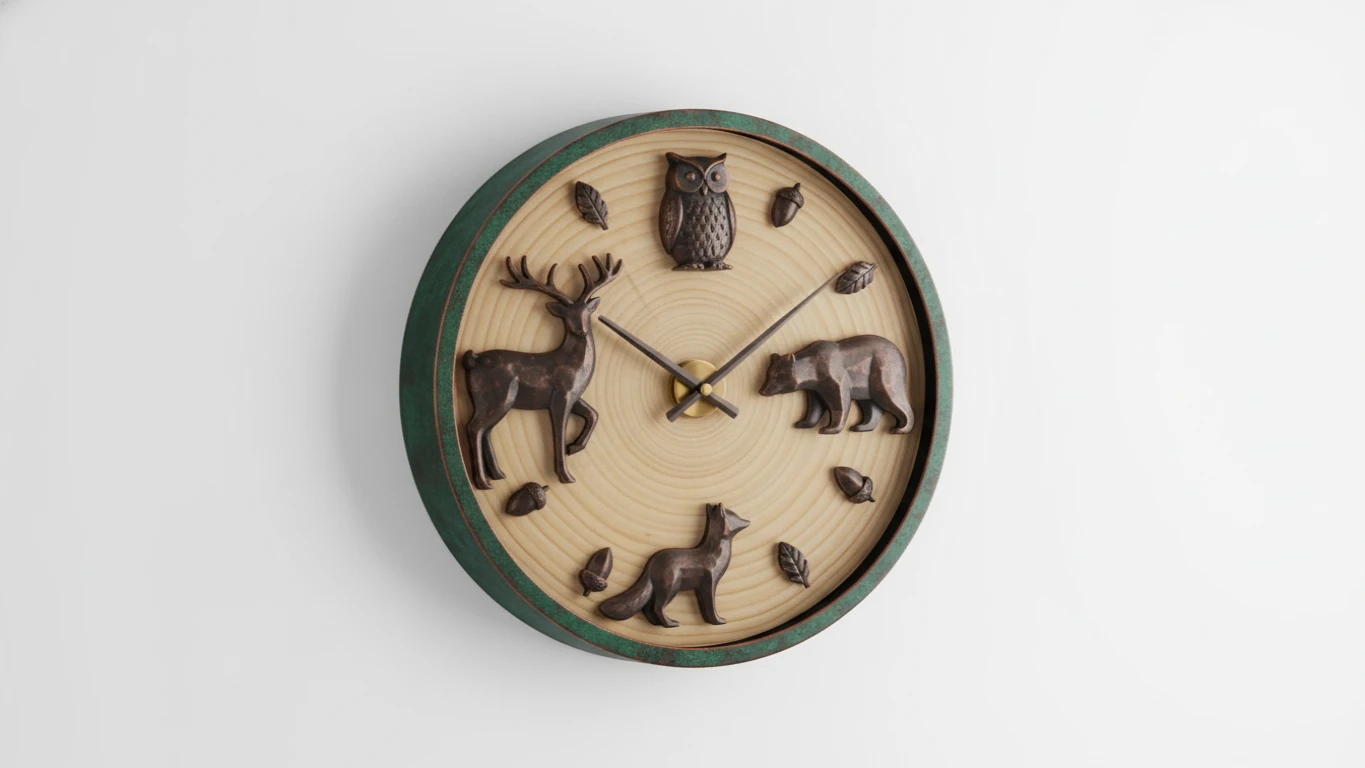 Relógio de Parede Silencioso Temático