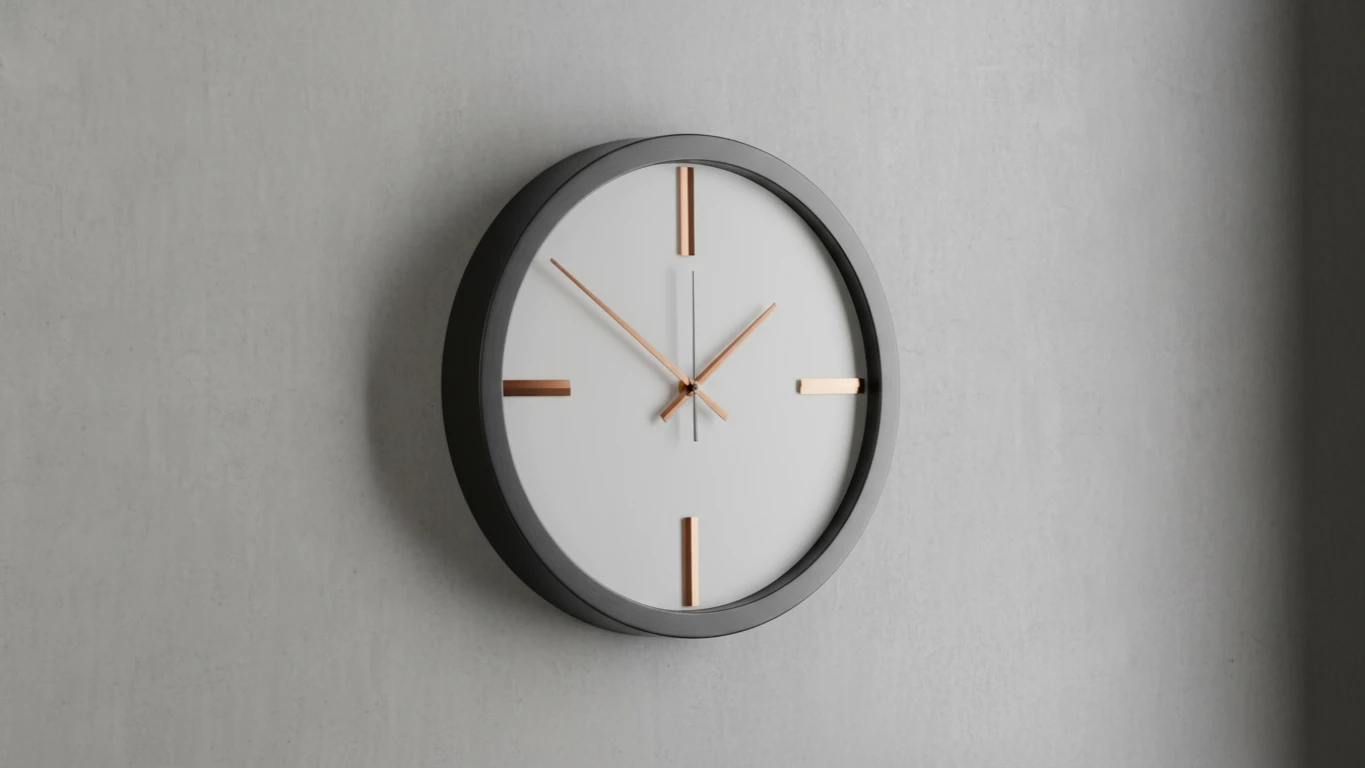 Relógio de Parede de Design Moderno