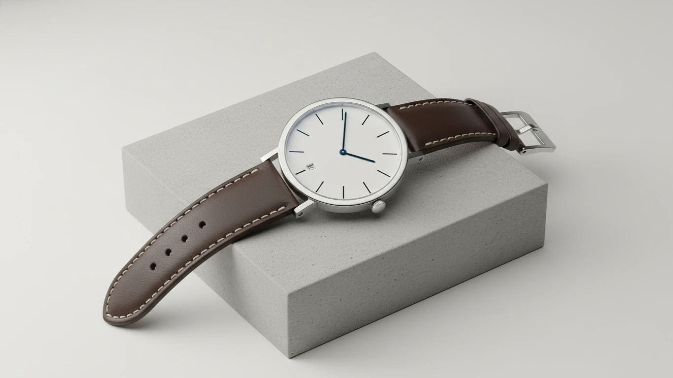 Relógio de Pulso Estilo Bauhaus