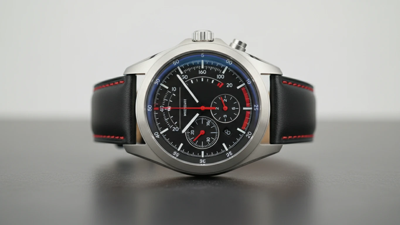 Relógio de Pulso com Mostrador Estilo Velocímetro