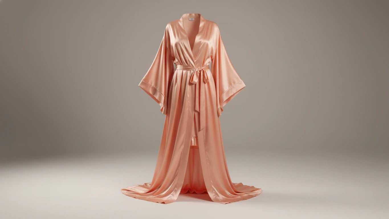 Robe de Cetim com Toque de Seda