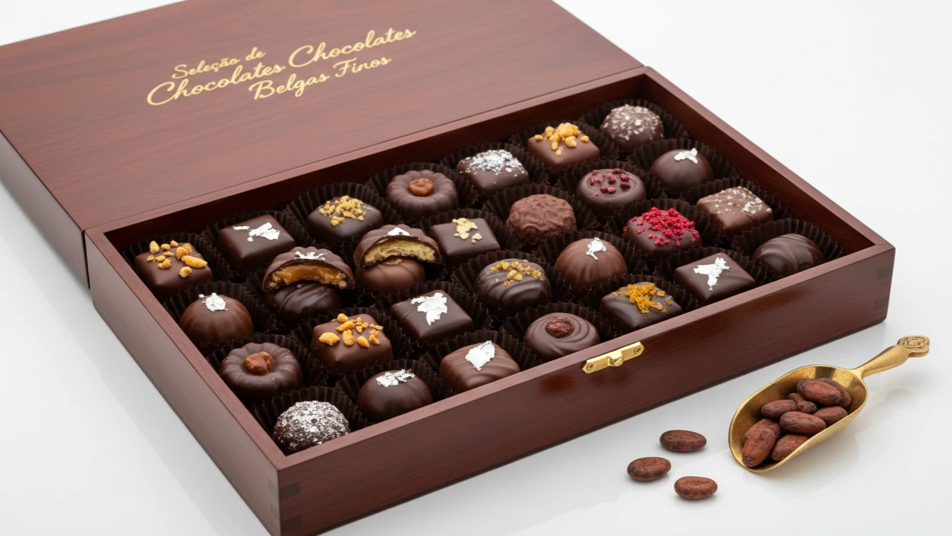 Seleção de Chocolates Belgas Finos