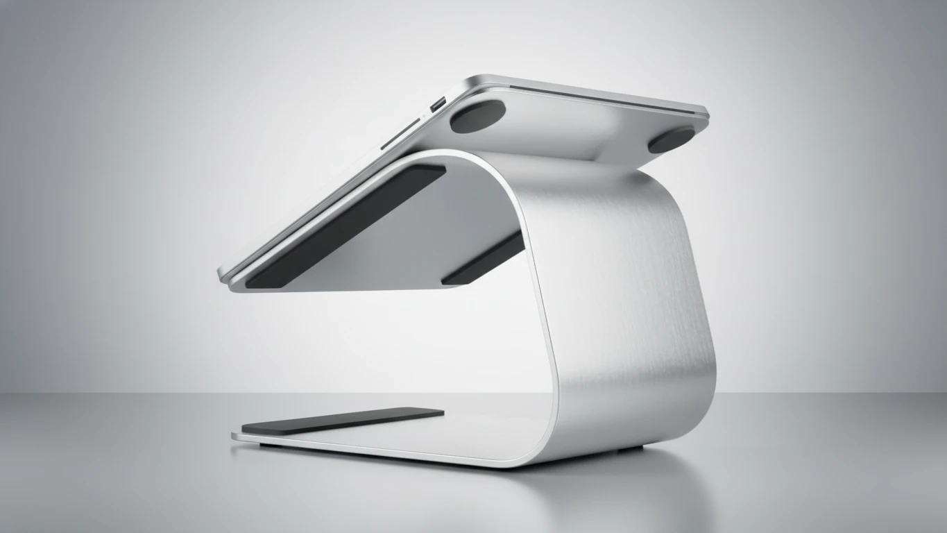 Suporte Ergonômico para Laptop em Alumínio