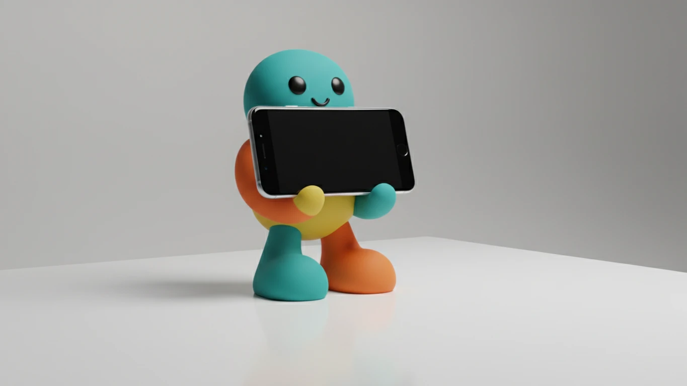 Suporte de Celular Criativo e Divertido