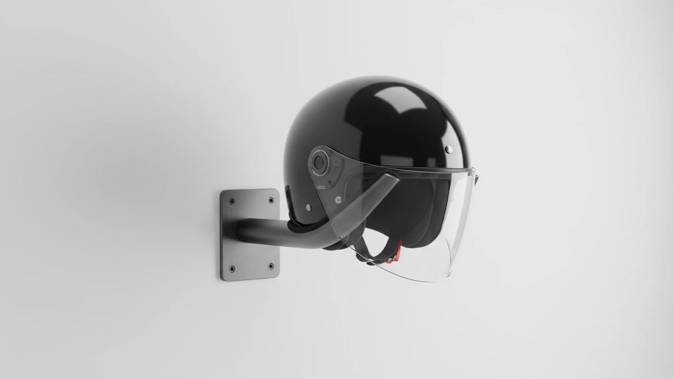 Suporte de Parede Premium para Capacete