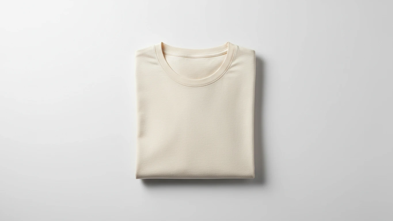 T-shirt de Algodão Egípcio Minimalista