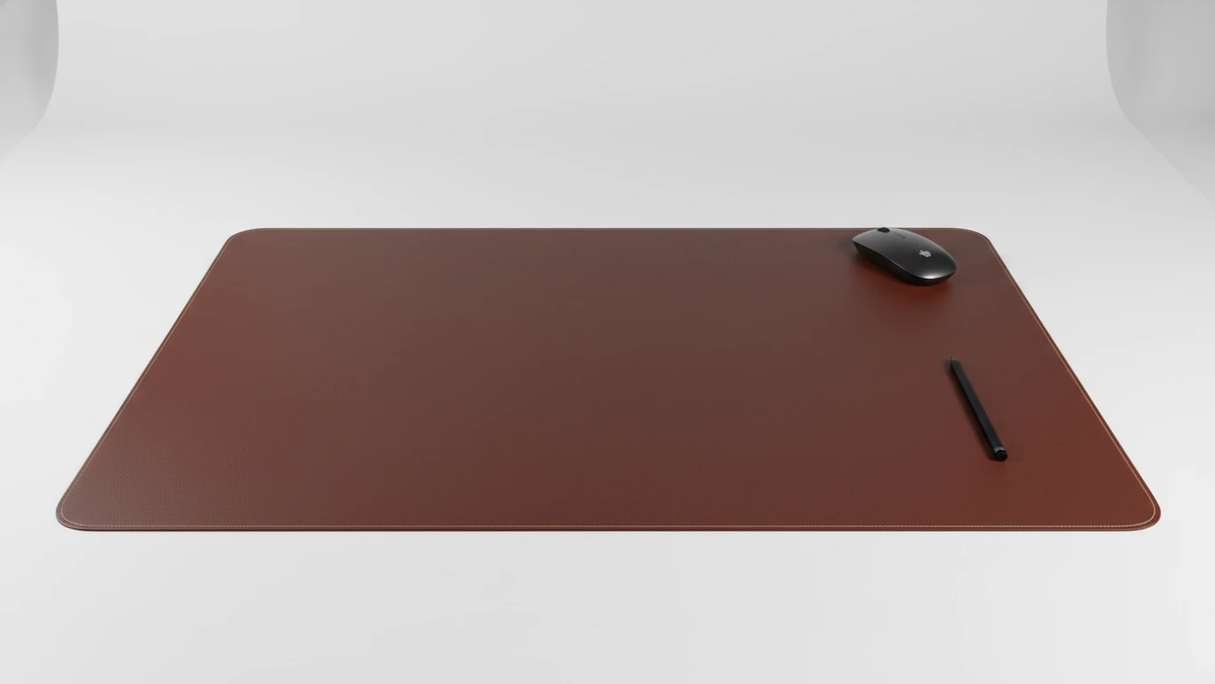 Tapete de Mesa Desk Pad em Couro Ecológico