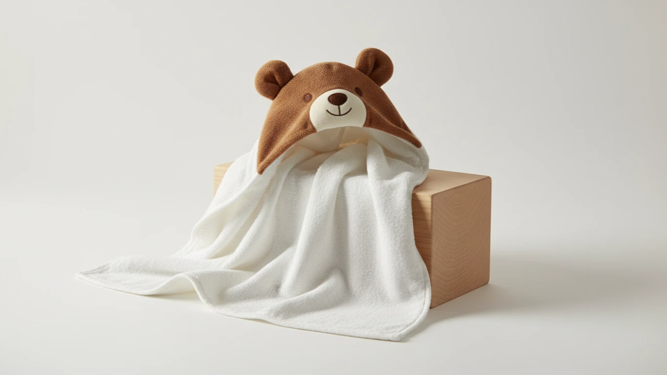 Toalha de Banho com Capuz de Bichinho