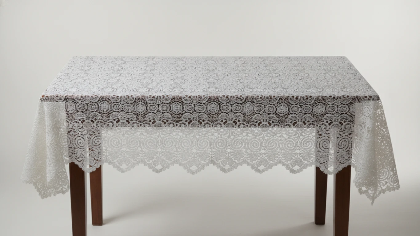 Toalha de Mesa em Renda Renascença