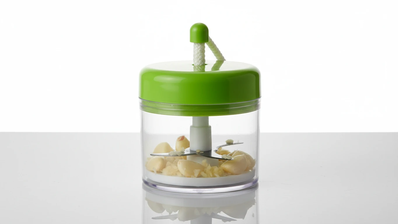 Triturador de Alho Manual de Corda